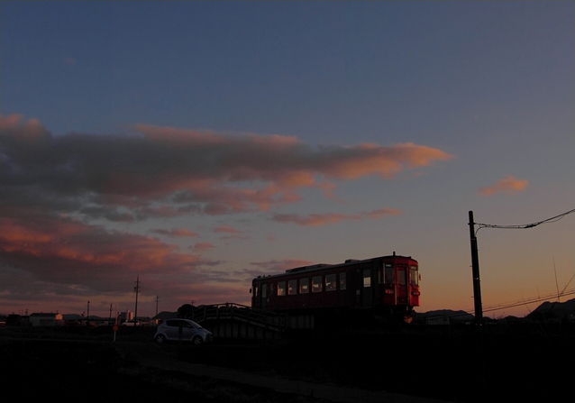 No.116　長良川鉄道・たそがれ