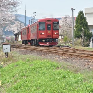 No.129　観光列車「ながら」春の中を行く。1