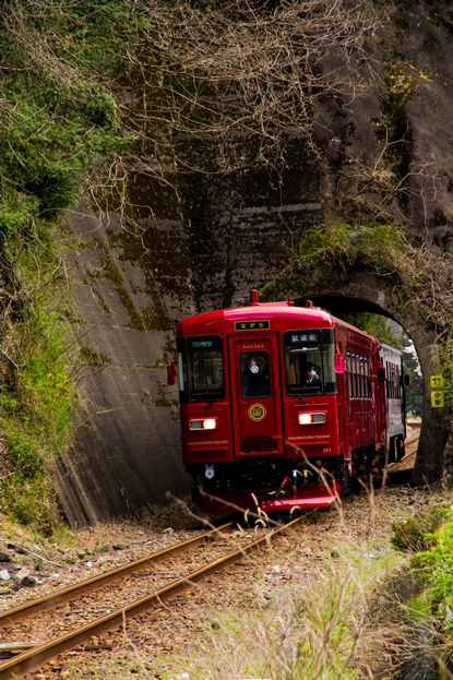 No.190　満開桜と観光列車「ながら」3