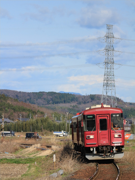 No.422　カーブを駆ける3両編成