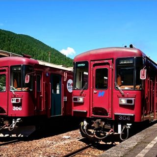 No.523　青空広がる郡上八幡駅