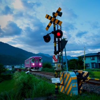 ﾌｫﾄｺﾝﾃｽﾄNo.30　夕暮れの踏切