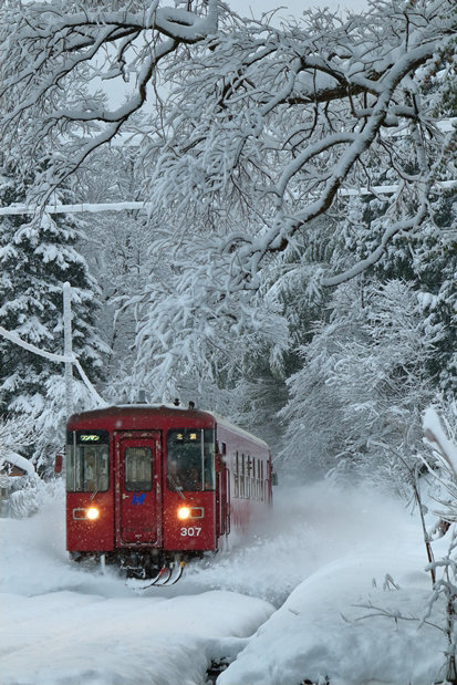 No.410　一番列車が来た！