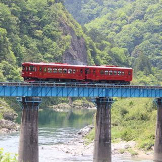 No.304　鉄橋を渡る観光長良