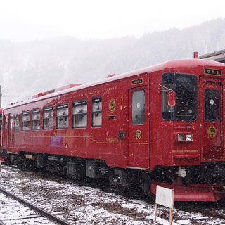 No.360　雪の郡上八幡駅