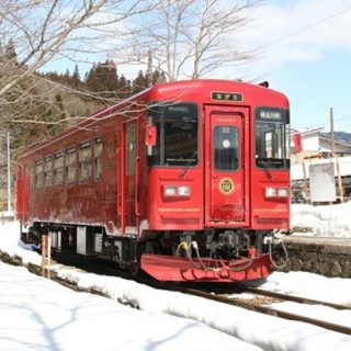 No.366　雪晴れの北濃駅