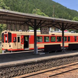 No.581　郡上八幡駅に到着