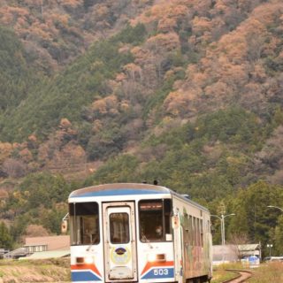 No.604　晩秋の鉄路を走る